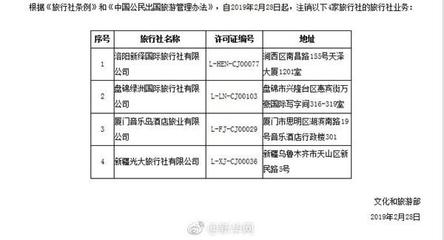 文化和旅游部強化出境游市場監管，16家旅行社業務資質被取消